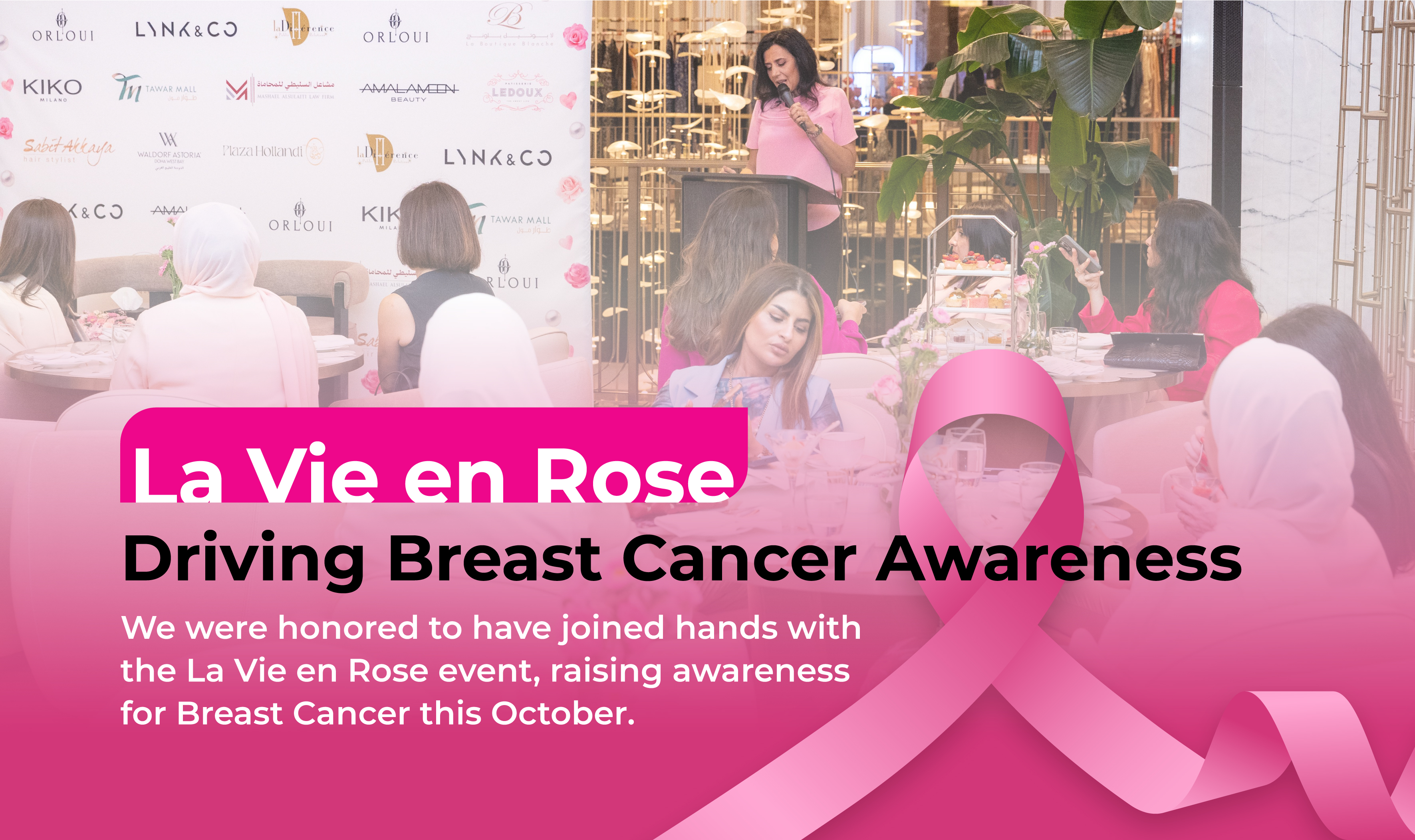 Mashael Alsulaiti Law Firm: Bronze Sponsor of the 'La Vie En Rose - Pink October' Event